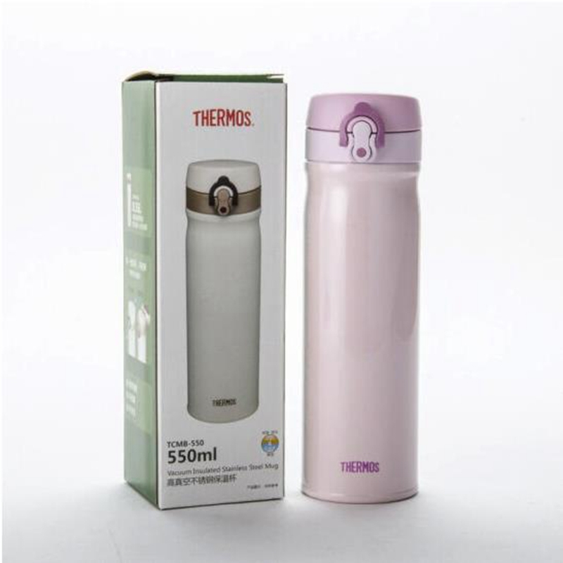 THERMOS膳魔師高真空不锈钢550ml 保温杯TCMB-550 PWP(粉色)