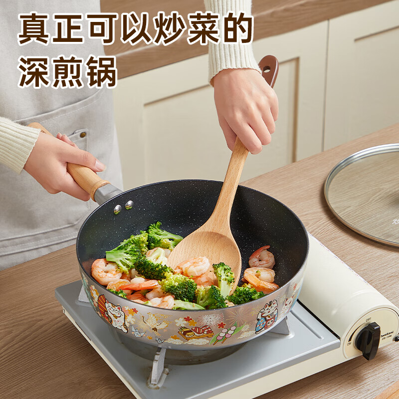 炊大皇招财聚油深煎锅24cmZC24JG高清大图