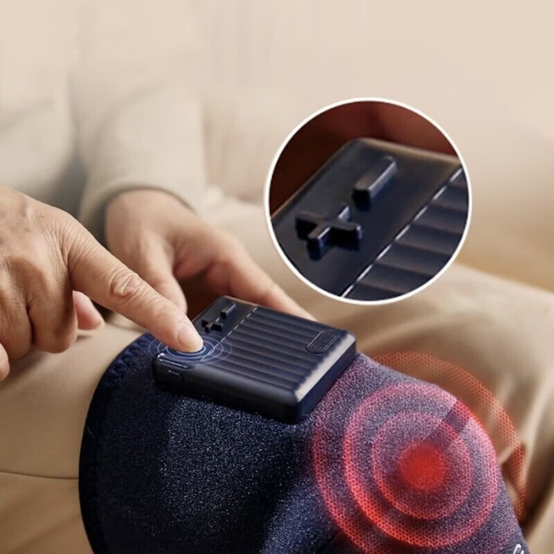 SKG W3智能护膝仪 系列1代 时尚款 蓝色 老寒腿按摩器高清大图