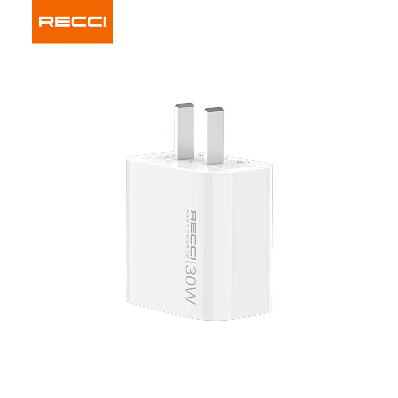 锐思快速旅行充电器PD快充30W(RCK-21CC)白色高清大图