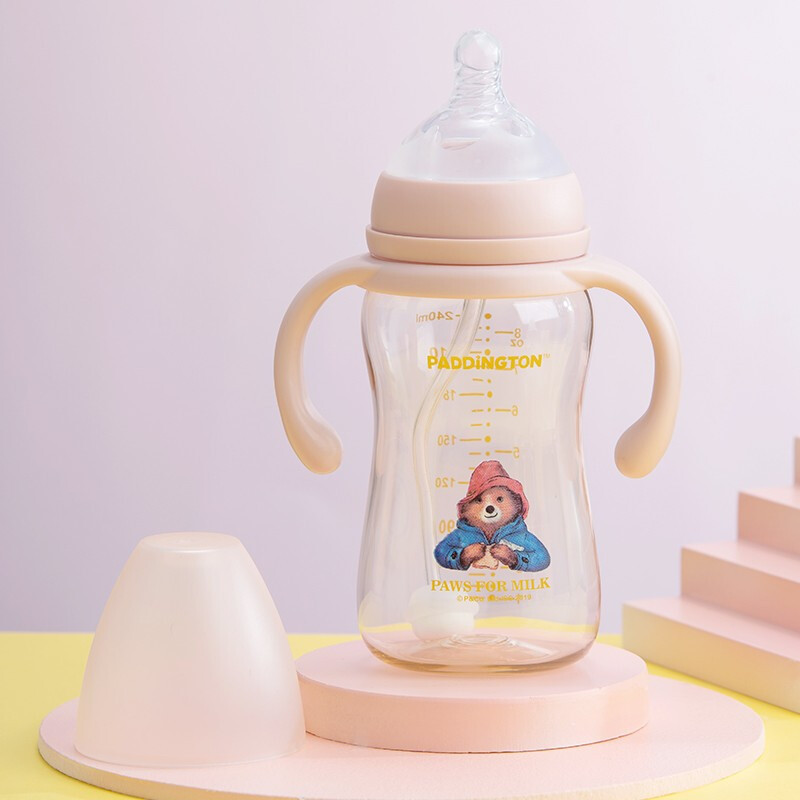 帕丁顿熊/PADDINGTON PPSU婴儿奶瓶防胀气宝宝奶瓶240ml 白色