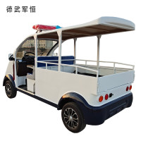 德武军恒 2座电动四轮巡逻车皮卡箱货拉货带4000瓦+72v100ah*6只铅酸电池刹车助力方向助力