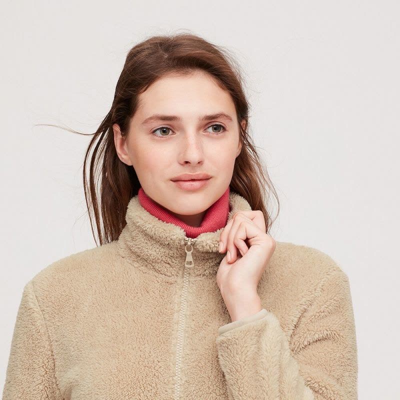 女装 长绒摇粒绒拉链茄克(长袖) 418242 优衣库UNIQLO图片