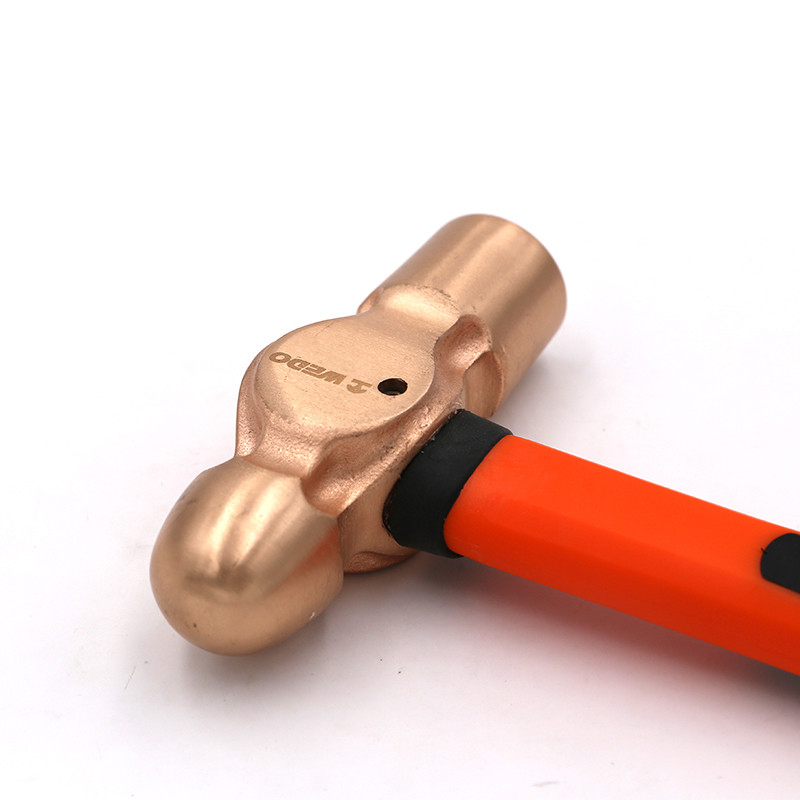 维度WEDO小号铜锤铍青铜锤防爆圆头锤(工业级) 0.75磅BE187-1004/1把高清大图