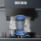 美的(Midea)烟灶套装侧吸24m³大风量变频挥手自动清洗超薄近吸抽油烟机5.2kW猛火燃气灶JA5+Q529L天然气