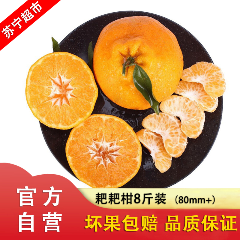 [顺丰直发][春节不打烊]四川春见耙耙柑 果园直采 8斤装80mm+新鲜水果橘子