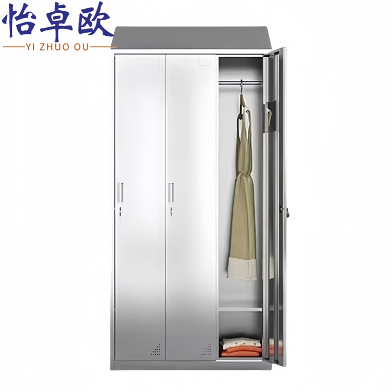 怡卓欧不锈钢衣柜二门高清大图