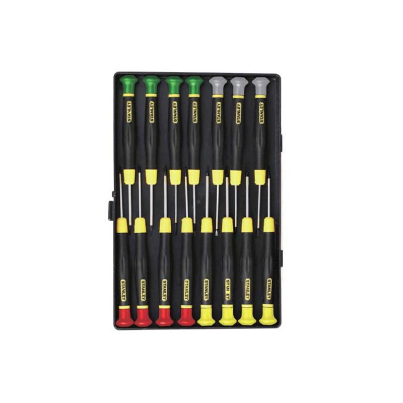 史丹利(Stanley)15件套微型螺丝批组套B 66-382-23 货期5-10天