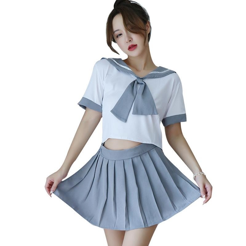 长夜漫漫性感情趣内衣制服诱感女装JK校园水手代发1298aX高清大图