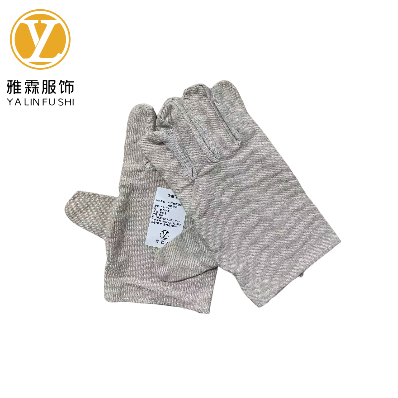 雅霖服 24道线单层帆布手套YLF-166-2 双高清大图