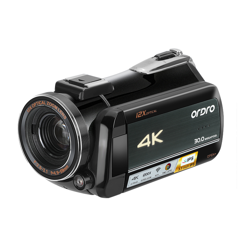 欧达(ORDRO)AC5 专业直播版4K光学变焦摄像机专业直播摄影机高清数码录像机DV抖音vlog短视频会议婚庆家用旅游