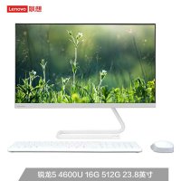 联想(Lenovo)AIO520C 一体台式机电脑23.8英寸(RYZEN锐龙5-4600U 16G 512G
