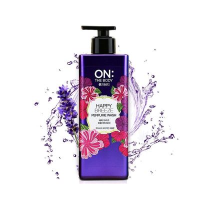 LG安宝笛香水滋润美肌持久留香补水保湿韩国进口沐浴露500ml 紫色