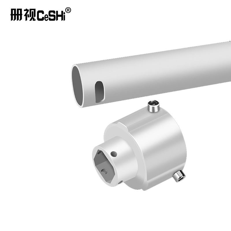 监控45管球机U型加厚伸缩云台高速球摄像机立装支架150-300cm个高清大图