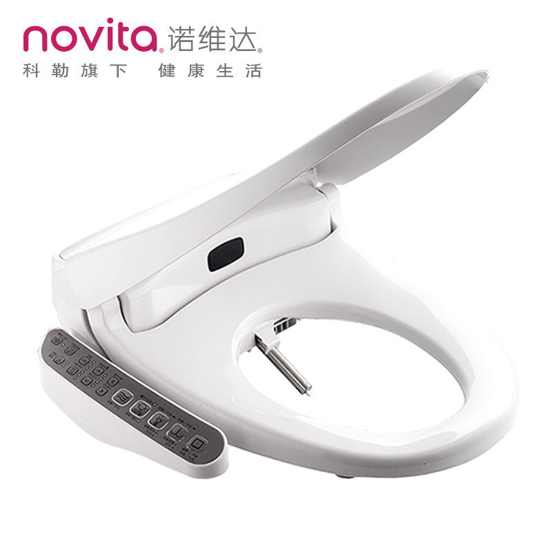 科勒旗下诺维达（novita）BD-RA690T（长款）智能马桶盖板通用u型短款即热式暖风烘干洁身器智能盖板