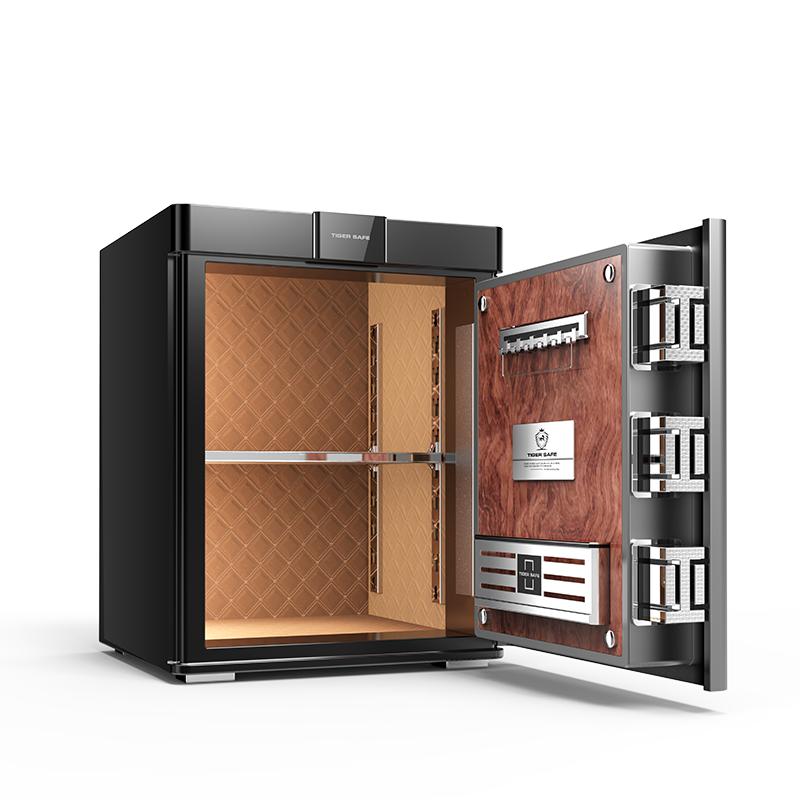 虎牌保险柜456080cm全钢1密码指纹入墙1米15米18米办公大型保险箱