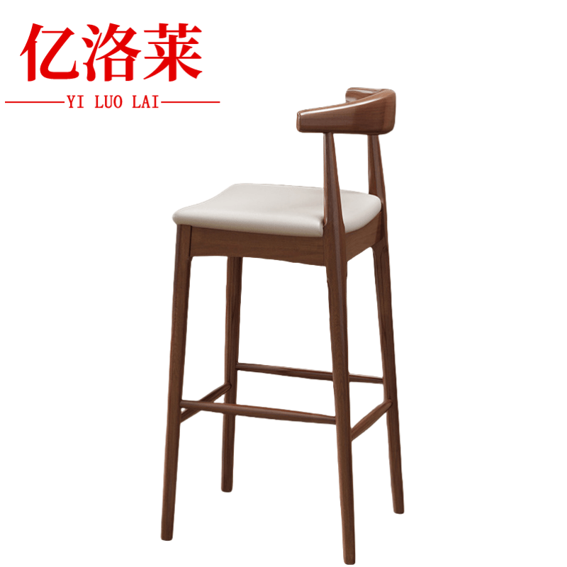 亿洛莱 吧台椅 47*47*75cm 张高清大图