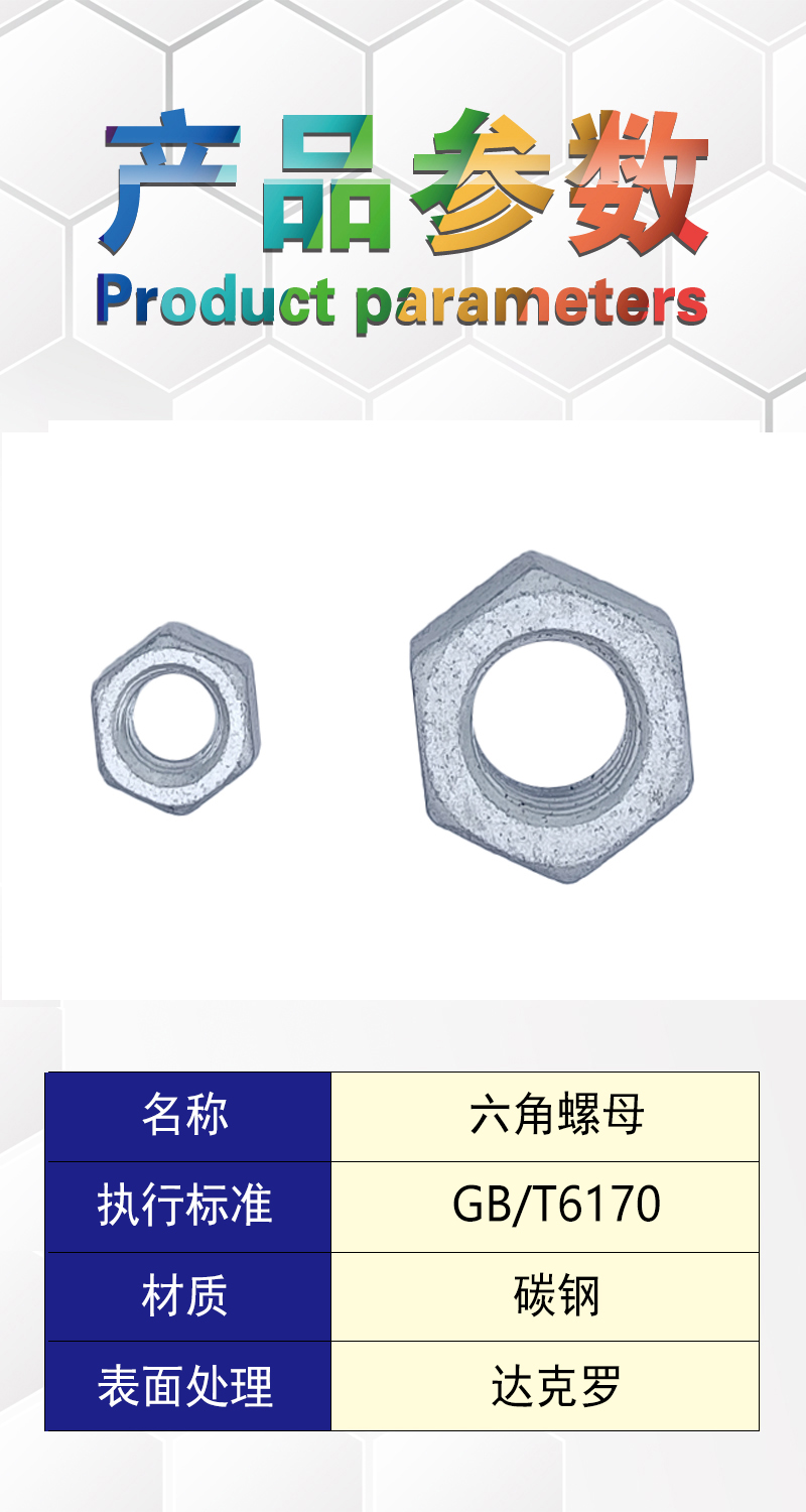 昕星 1型六角螺母 M30高清大图