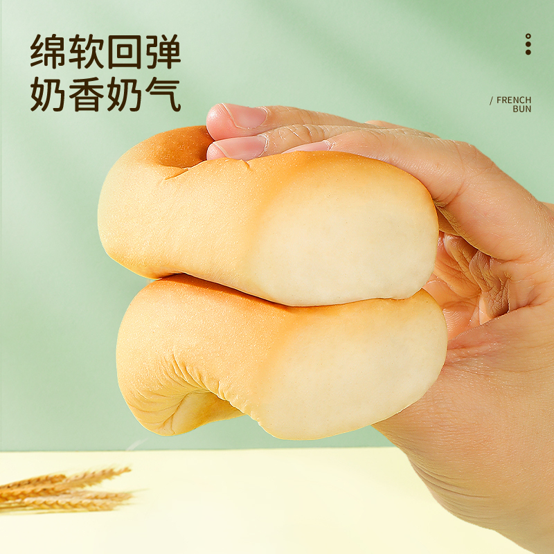 达利园法式小面包1500g箱装代餐零食学生营养早餐食品高清大图