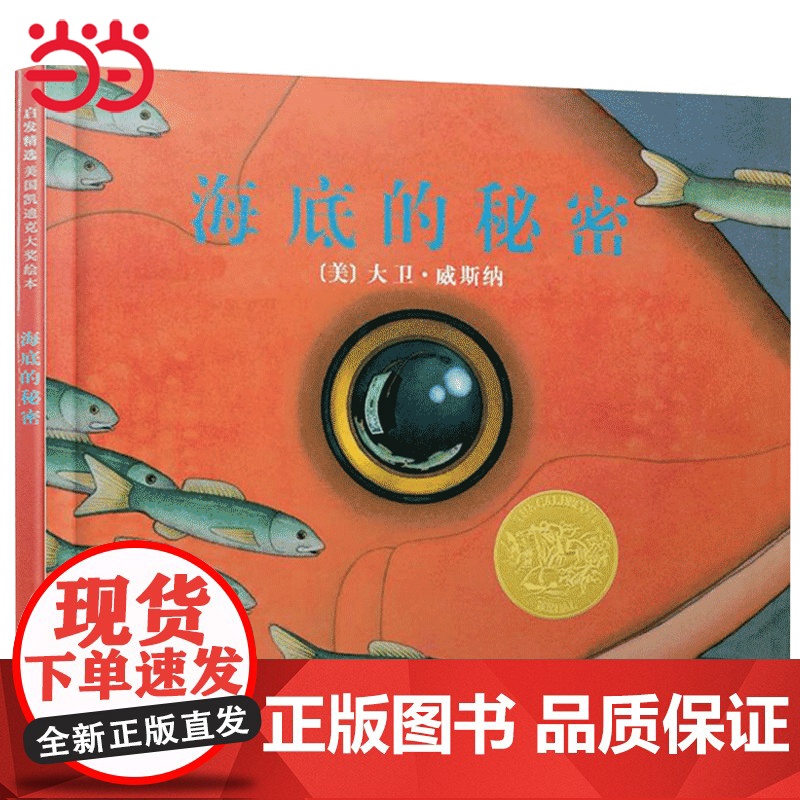 童书 海底的秘密 凯迪克金奖绘本 一场奇思妙想的旅程 精装3-6-8岁幼儿园一二年级上下册快乐读书吧儿童早教启蒙睡前故