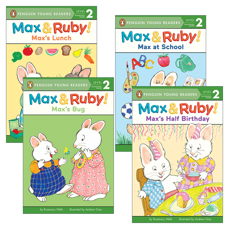 [正版]英文原版 Max and Ruby Penguin Young Readers, Level 2 小兔麦斯和露比