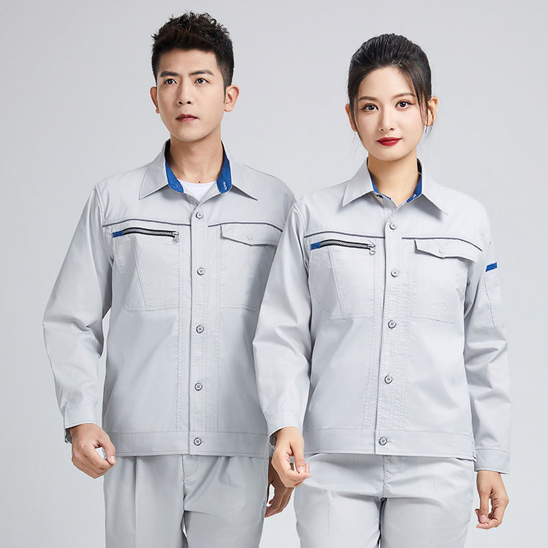 天鸣 竹纤维552#夏季长袖工作服上衣 可定制 160-195 件高清大图