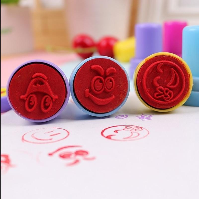 教师印章卡通印章迪士尼印章笑脸可爱印章教师学习鼓励宝宝玩具笑脸