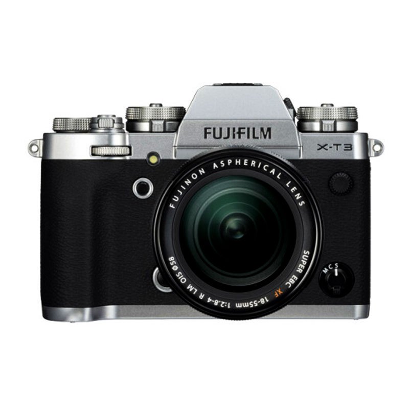 富士(FUJIFILM)X-T3/XT3 XF18-55 微单 银色机身 照相机 2610万像素 翻折触摸屏 4K