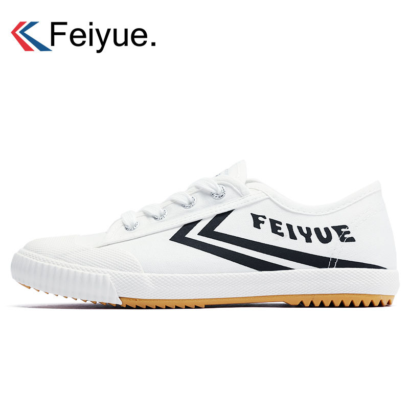feiyue/飞跃板鞋男女鞋出街小白鞋帆布鞋复古低帮运动休闲鞋350