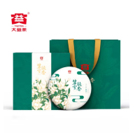 大益-C 碧雪凝香茉莉普洱生茶茶饼礼盒357g