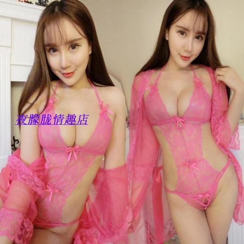 衣燃魅女士情趣内衣网纱和服主播套装连体八656+八731