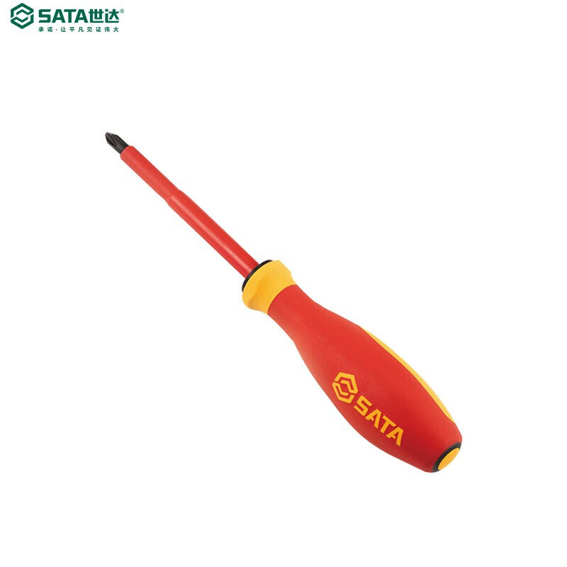 世达(SATA) G系列VDE绝缘十字螺丝批#2x100mm 61213高清大图