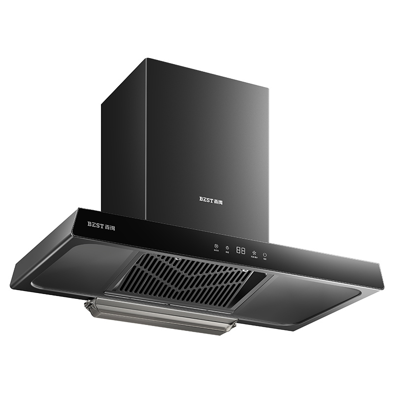 华帝百得beste306欧式油烟机21立方顶吸式抽油烟机家用电器大吸力欧式