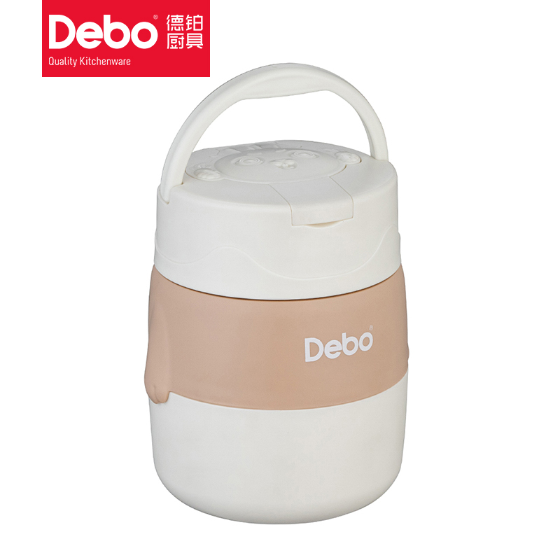 德铂(Debo)DEP-DS379露比不锈钢汤罐500ml-白高清大图