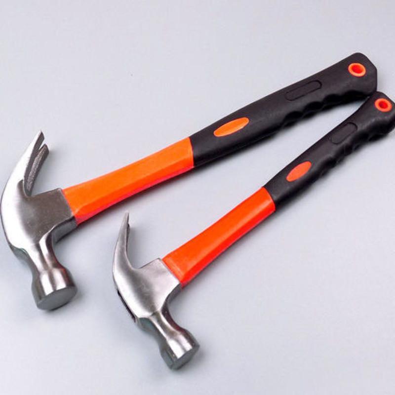 不掉头多功能锤木工专用羊角锤尖锤泥工锤绝缘防滑带磁起钉锤榔头迷你