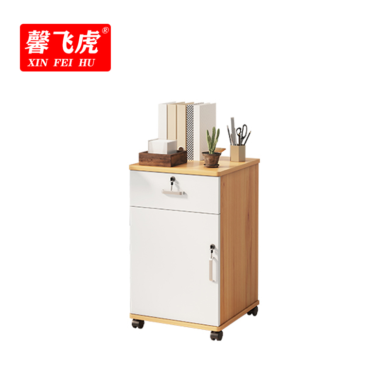 馨飞虎活动柜可定制三抽柜主机柜XFH-HD22/个高清大图