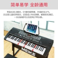 美科Meirkergr电子琴成人 专业儿童初学者家用入门61钢琴键智能多功能 基础版+大礼包+Z型琴架+琴包+琴凳