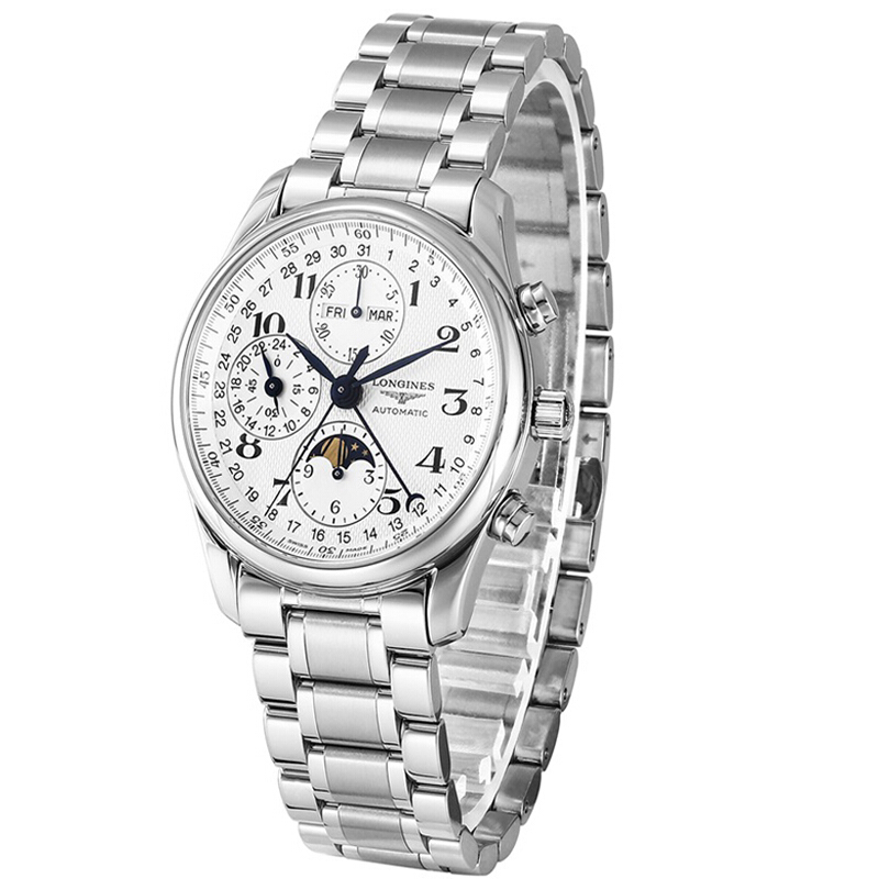浪琴longines瑞士手表名匠系列男士机械表l26734786