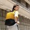 小米简约休闲双肩包男女多功能笔记本电脑包运动时尚双肩包潮流学生背包学院风书包 灰色
