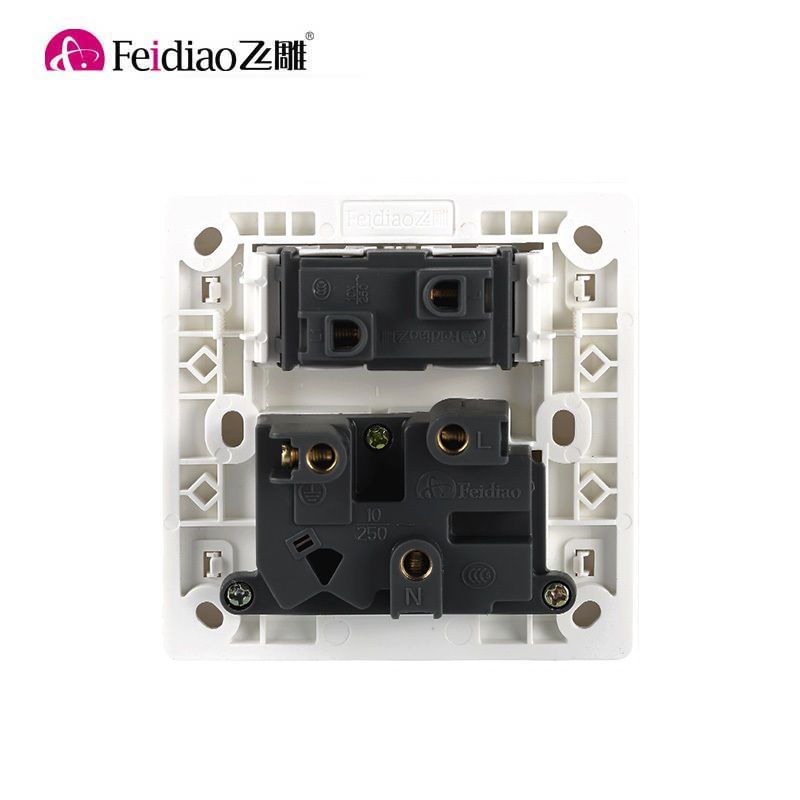 图书>期刊/杂志>男士>图书其它>飞雕86型暗装一开单控五孔5孔开关带