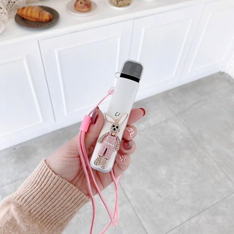 绿萝二代金属粉兔送普通挂绳绿萝2代保护套二代lvluo硅胶套防刮防尘