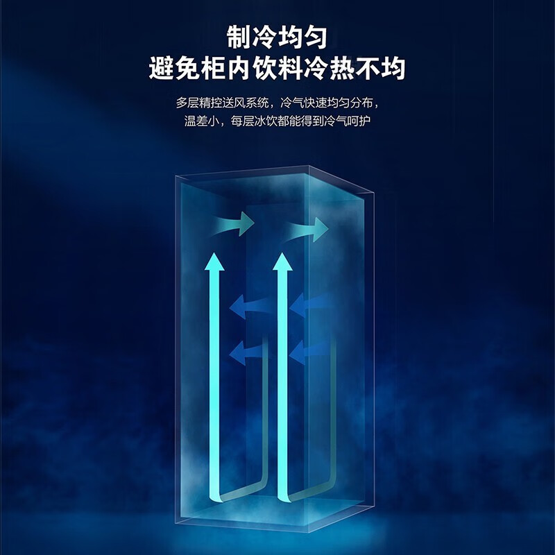 海尔(Haier)风冷无霜冷藏保鲜柜 立式商用冰箱饮料啤酒保鲜冷柜 玻璃门超市小卖铺陈列柜一级能效 339升高清大图