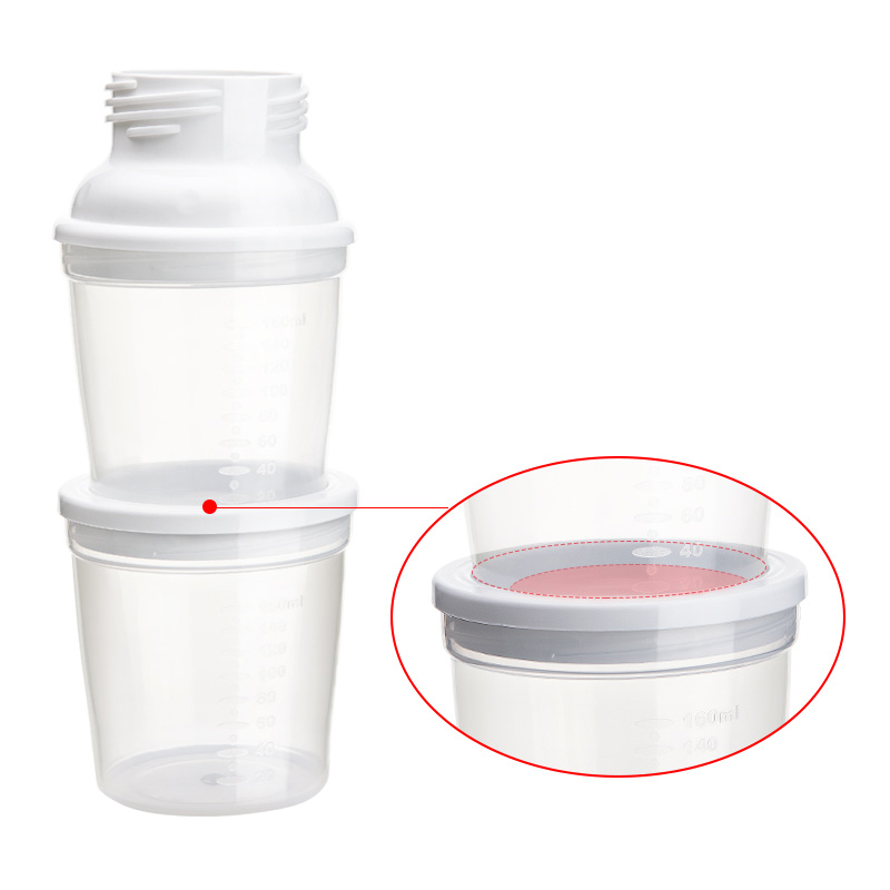 新贝(ncvi)奶水储存杯组合装 160ml XB-8996 PP 材质 婴儿食品加工具高清大图