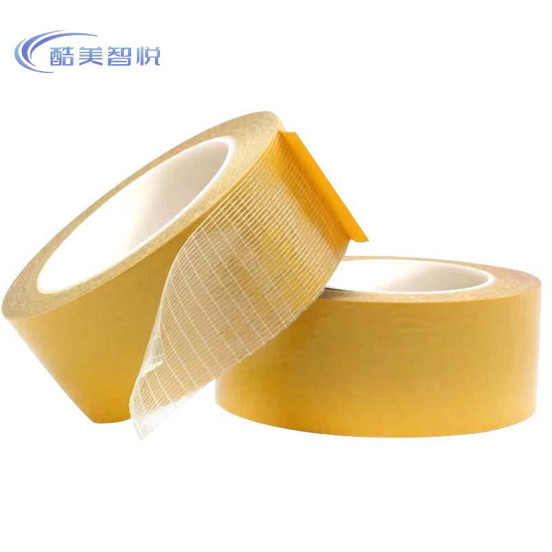 酷美智悦 强力双面布基胶带黄色5cm*20米 KM-GY164 卷高清大图