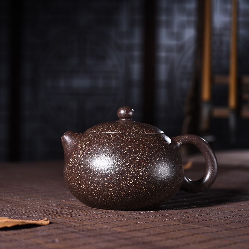 宜兴紫砂壶名家纯手工原矿紫泥西施壶紫玉金砂功夫茶壶茶具xh24