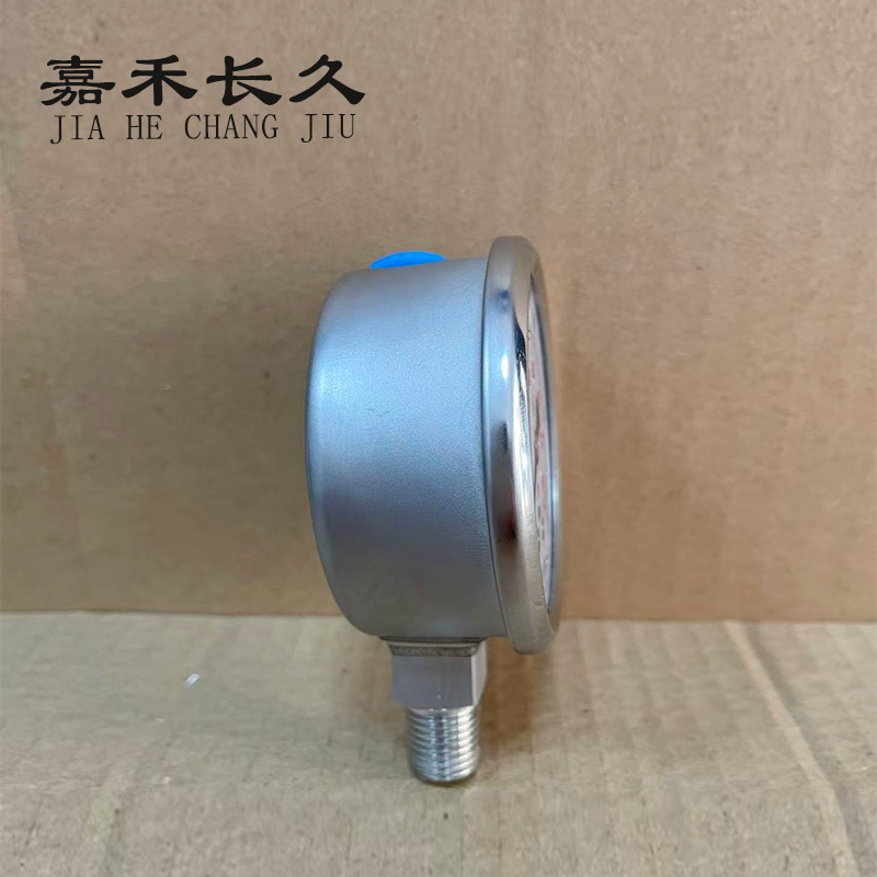 嘉禾长久 不锈钢压力表 Y60BF 0-0.6Mpa 块高清大图