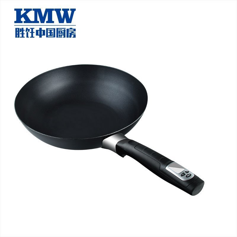 KMW 守望者智能炒锅 GPOT-ZN-LH3020001 智无烟健康炒锅不生锈防油烟 防焦糊 不粘锅炒锅 可定时锅具高清大图