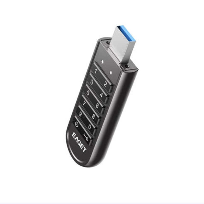 忆捷(EAGET)KU20 按键加密U盘 128G(单位:个)锖色高清大图