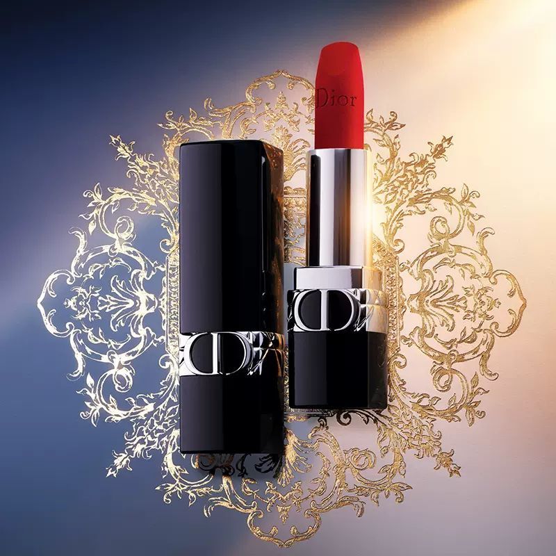 顺丰dior迪奥烈艳蓝金唇膏持色口红丝绒999