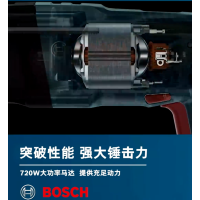 博世(BOSCH)GBH 220 四坑电锤 三功能 大功率混凝土电钻 冲击钻 电镐 720W
